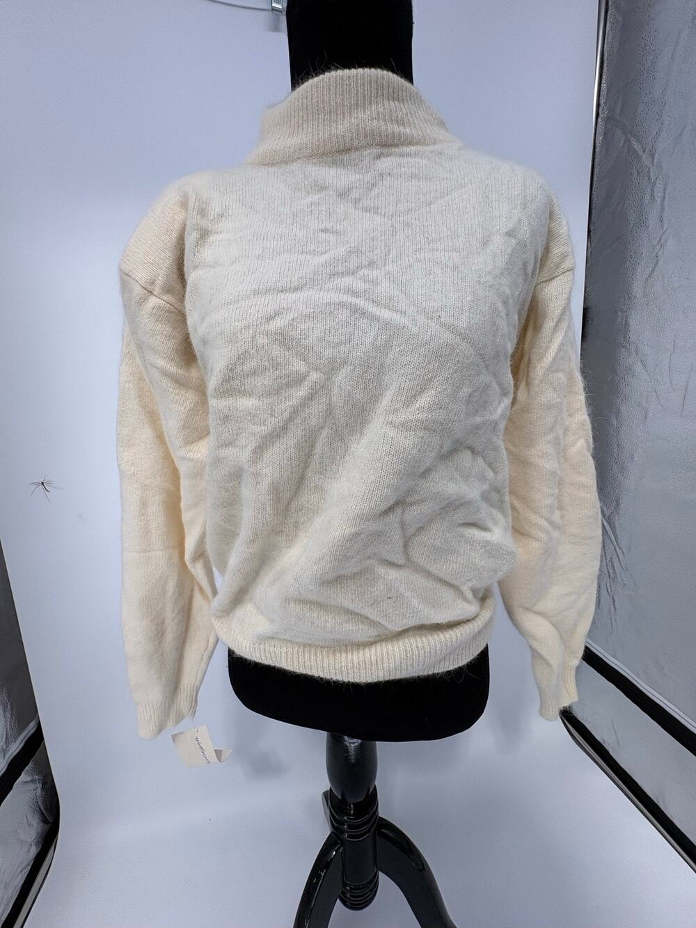 Vintage Nordstrom Point of View Angora Lambswool Turtleneck Sweater M NWT